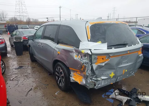 2025 Honda Odyssey Ex-L z USA, uszkodzony, nr VIN 5FNRL6H68SB064463